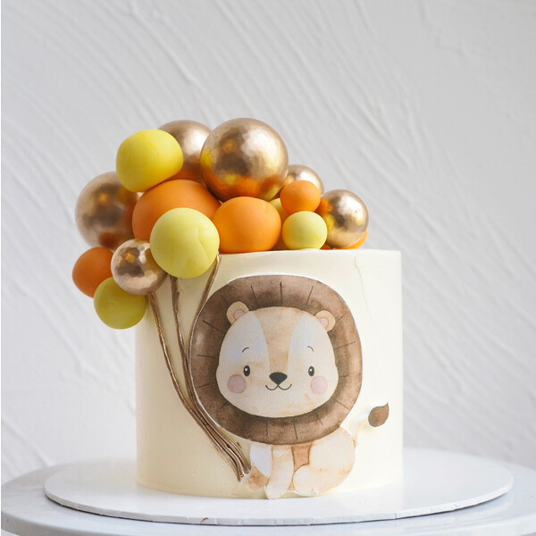 Louie the Lion Cake | Safari Theme